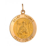 Saint Thomas 18.5mm 14K Yellow Gold Pendant Charm 33209-4355