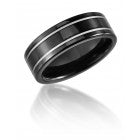 Black Tungsten with Two Stripes of Gray 66TUR-4482466