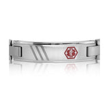 Stainless Steel Medical ID Bracelet 44SB-803MED44