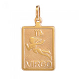 10K Yellow Gold Virgo Pendant