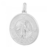 Sterling Silver Virgo Pendant 44235-1844-Virgo